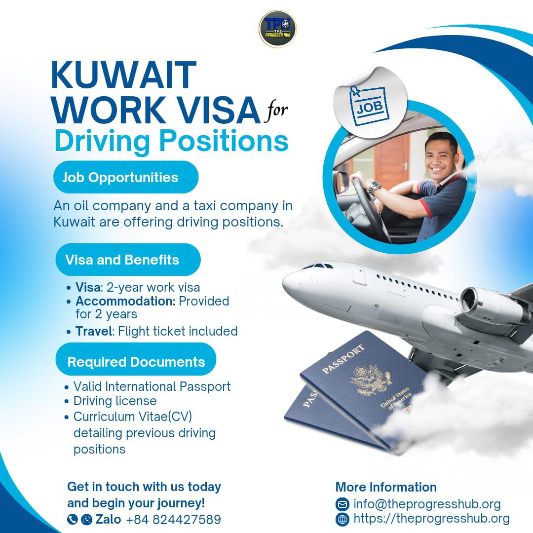Kuwait Driving Job Flyer